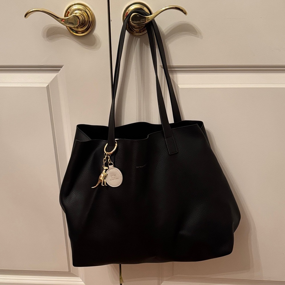 Elegant Black Tote Bag